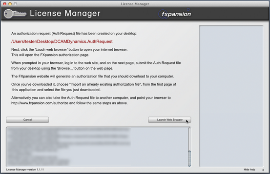 Fxpansion license manager download mac free